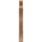 Ekena Millwork 5 1/2-in W x 44-in D x 44-in H Funston Slat Rough Cedar Woodgrain TimberThane Outlooker, Primed Tan OUTUR055X44X44FST24RCPR - alternate 3